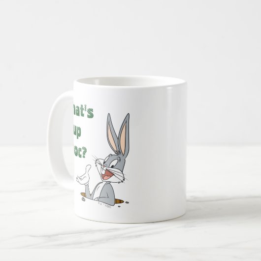 WAT IS UP DOC?™ BUGS BUNNY™ Rabbit Hole Koffiemok (Voorkant links)
