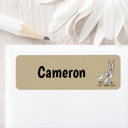 WAT IS UP DOC?™ BUGS BUNNY™ Rabbit Hole Labels (Insitu)