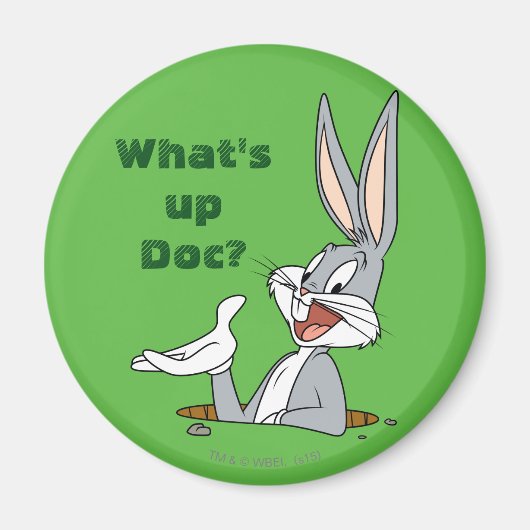 WAT IS UP DOC?™ BUGS BUNNY™ Rabbit Hole Magneet (Voorkant)