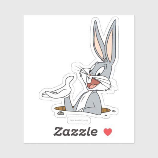 WAT IS UP DOC?™ BUGS BUNNY™ Rabbit Hole Sticker (Vel)