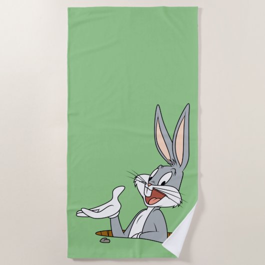 WAT IS UP DOC?™ BUGS BUNNY™ Rabbit Hole Strandlaken (Voorkant)