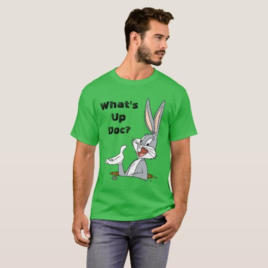WAT IS UP DOC?™ BUGS BUNNY™ Rabbit Hole T-shirt (Voorkant volledig)