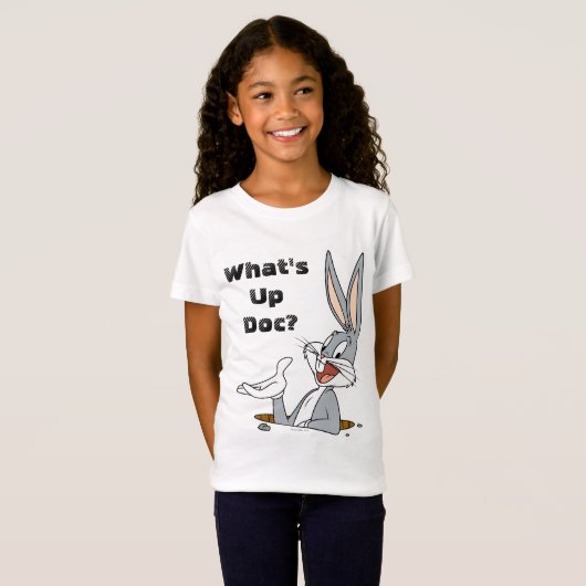 WAT IS UP DOC?™ BUGS BUNNY™ Rabbit Hole T-shirt (Voorkant volledig)