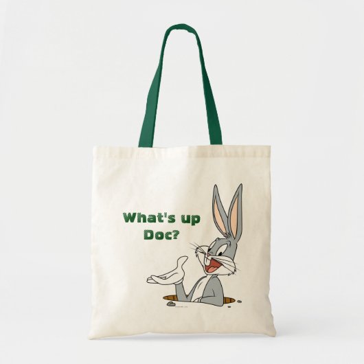 WAT IS UP DOC?™ BUGS BUNNY™ Rabbit Hole Tote Bag (Voorkant)