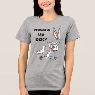 WAT IS UP DOC?™ BUGS BUNNY™ Rabbit Hole Tri-Blend Shirt