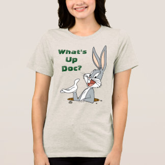 WAT IS UP DOC?™ BUGS BUNNY™ Rabbit Hole Tri-Blend Shirt