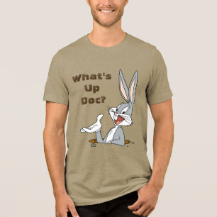 WAT IS UP DOC?™ BUGS BUNNY™ Rabbit Hole Tri-Blend Shirt