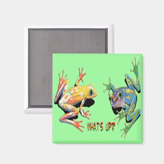 Wat is Up Frogs? Magneet (Voorkant / Achterkant)