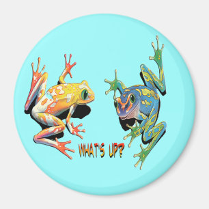 Wat is Up Frogs? Magneet