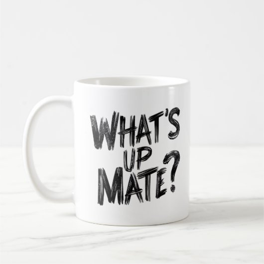 Wat is Up Mate Koffiemok (Links)