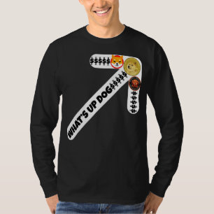 Wat is Updog Dogecoin Shiba Marshal Inu T-shirt
