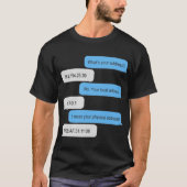 Wat is uw adres? t-shirt (Voorkant)
