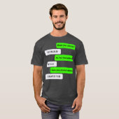 Wat is uw computer voor Funny Networking van adres T-shirt (Voorkant volledig)