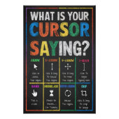 Wat is uw Cursor Gezegde Poster (Voorkant)