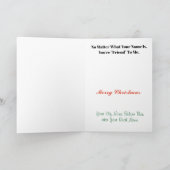 Wat is uw Elf Naam Kerst Kaart aan te passen! (Binnen)