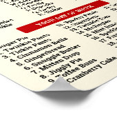 Wat is uw Elf Spel Christmas Plaid Teken Poster (Hoek)