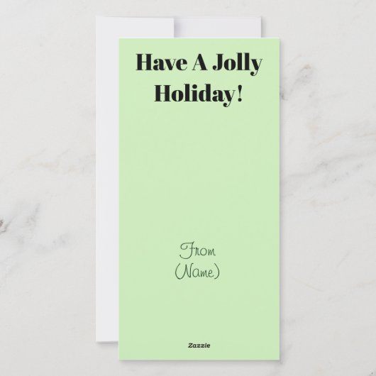 Wat is Uw Naam van het Elf?  Het Wenskaart van de Feestdagenkaart (Achterkant)