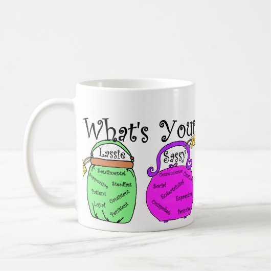 Wat is uw purseONALITY Koffiemok (Links)