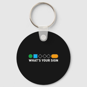 Wat is uw teken sleutelhanger