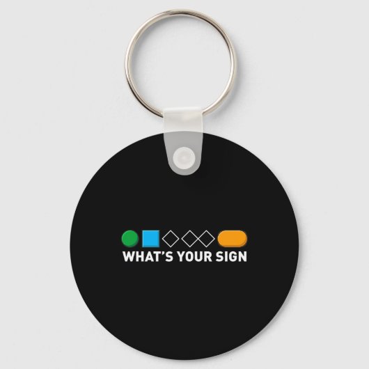 Wat is uw teken sleutelhanger (Voorkant)