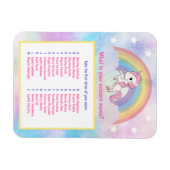 Wat is uw Unicorn Name Game Magneet (Horizontaal)