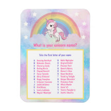 Wat is uw Unicorn Name Game