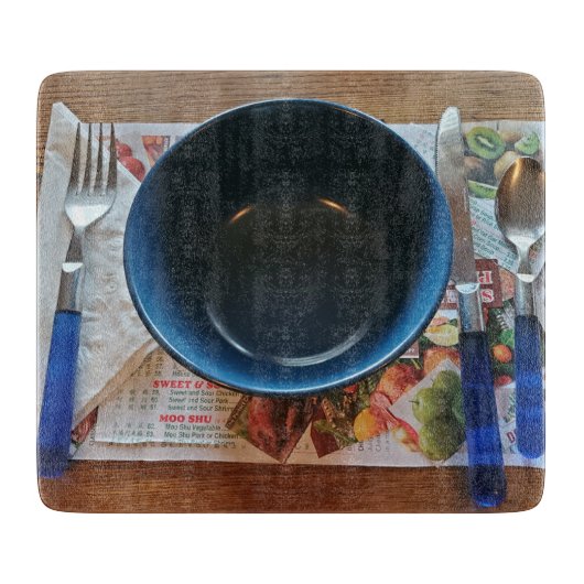 Wat is voor Dinner Cutting Board Snijplank (Voorkant)