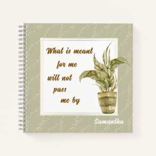 Wat is Voor Mij Bestemd Spiraal Notebook Notitieboek
