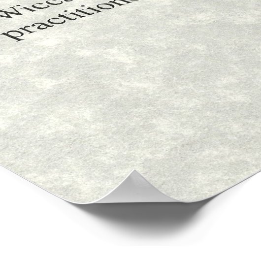 Wat is Wicca Poster (Hoek)