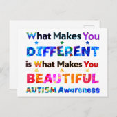 Wat je anders maakt, is bemoedigend. briefkaart (Voorkant / Achterkant)