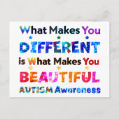 Wat je anders maakt, is bemoedigend. briefkaart (Voorkant)