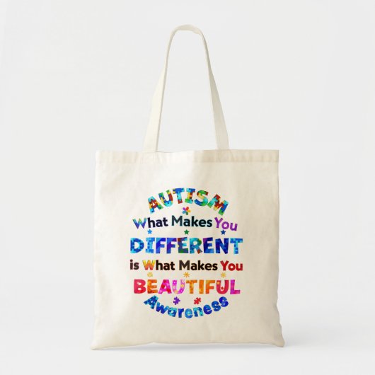 Wat je anders maakt, is bemoedigend. tote bag (Voorkant)