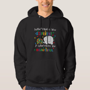 Wat je anders maakt, is wat je mooi maakt hoodie