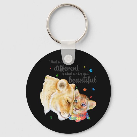 Wat je anders maakt is wat je schoonmaakt sleutelhanger (Voorkant)