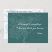 Wat je denkt dat je een prijsopgave wordt - Boeddh Briefkaart (Voorkant / Achterkant)