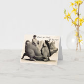 Wat je denkt dat je leuk antiek afbeelding wordt kaart (Gele Bloem)