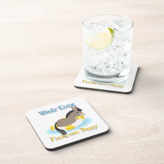 Wat je Donkey ook drijft Drankjes Onderzetter (Rechterzijde)