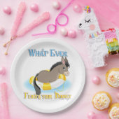 Wat je Donkey ook drijft Papieren Bordje (Feest)