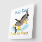 Wat je Donkey ook drijft Vierkante Klok (Hoek)