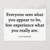 Wat je echt bent briefkaart (Voorkant)