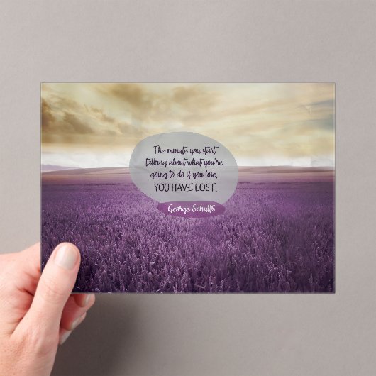 Wat je gaat doen acryl uitnodigingen (Insitu (Draagbaar))