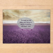 Wat je gaat doen acryl uitnodigingen (Voorkant)