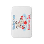 Wat je geit ook drijft badmat (Voorkant Verticaal)