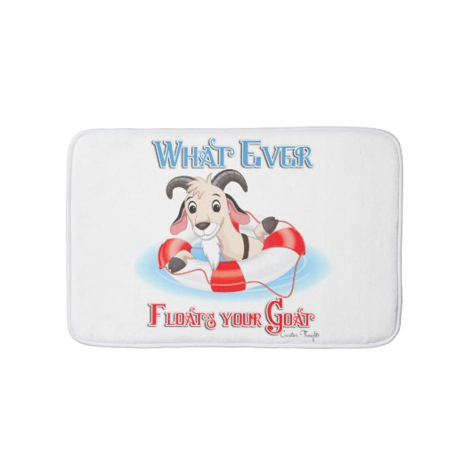 Wat je geit ook drijft badmat (Voorkant)