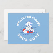 Wat je geit ook drijft briefkaart (Voorkant / Achterkant)