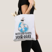 Wat je geit ook drijft Leuke geit liefhebber tote Bag (Dichtbij)