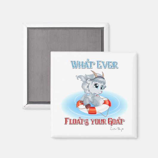 Wat je geit ook drijft magneet (Voorkant / Achterkant)