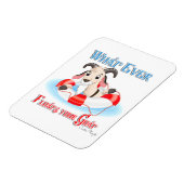 Wat je geit ook drijft magneet (Linkerzijde)