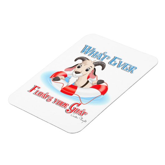 Wat je geit ook drijft magneet (Linkerzijde)