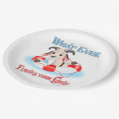 Wat je geit ook drijft papieren bordje (Gekanteld)